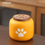 Ceramic Pet Memorial Urn with Paw Print