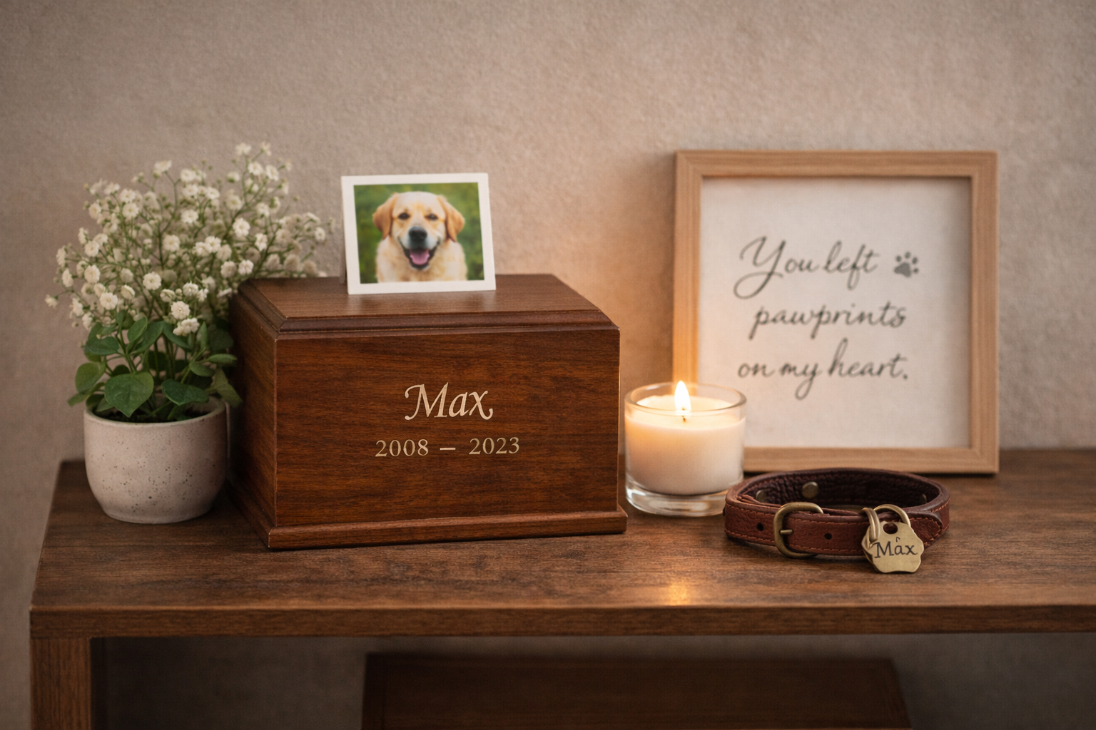 How to Create a Simple Memorial Corner at Home for Your Pet