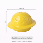 Planet-Shaped Ceramic Pet Memorial Urn