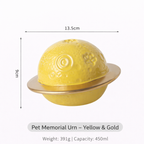 Planet-Shaped Ceramic Pet Memorial Urn