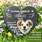 Personalized Pet Memorial Slate Stone