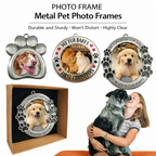 Metal Pet Memorial Photo Frame Ornament