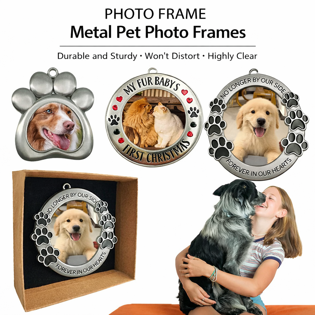 Metal Pet Memorial Photo Frame Ornament
