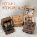 Personalized Wooden Pet Memorial Keepsake Box