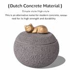 Sleeping Pet Stone-Look Memorial Urn