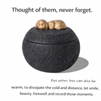Sleeping Pet Stone-Look Memorial Urn