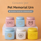 Modern Square Ceramic Pet Memorial Urn