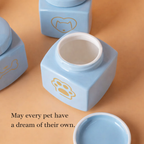 Modern Square Ceramic Pet Memorial Urn
