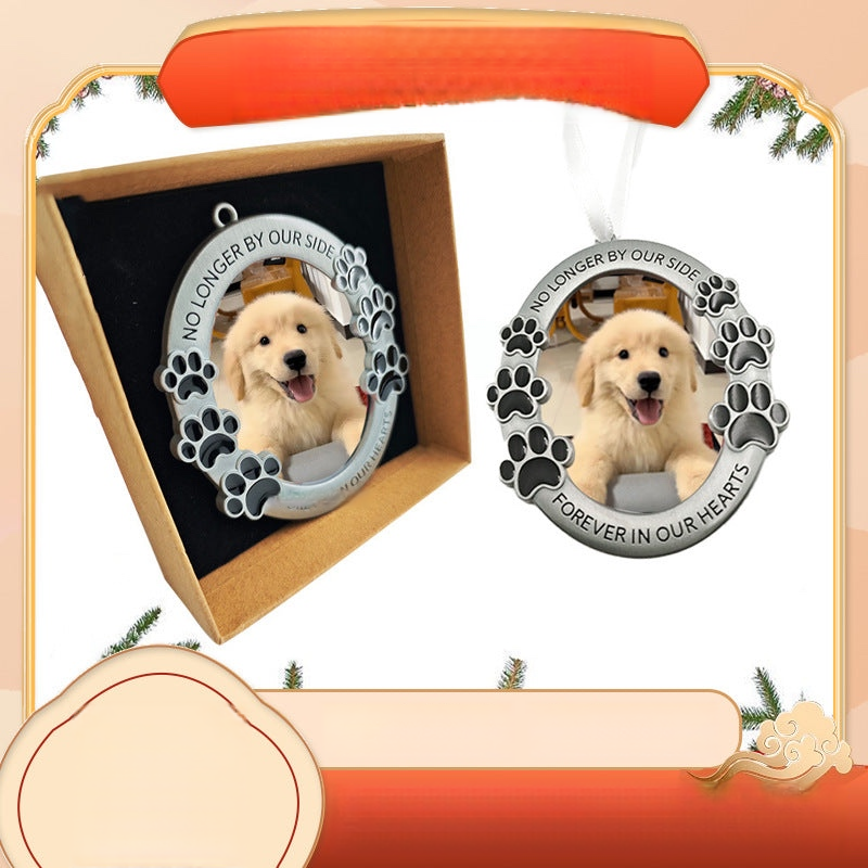 Metal Pet Memorial Photo Frame Ornament