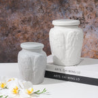 Angel Wing Ceramic Pet Memorial Urn