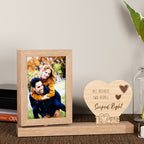 Wooden Pet Memorial Photo Frame Set