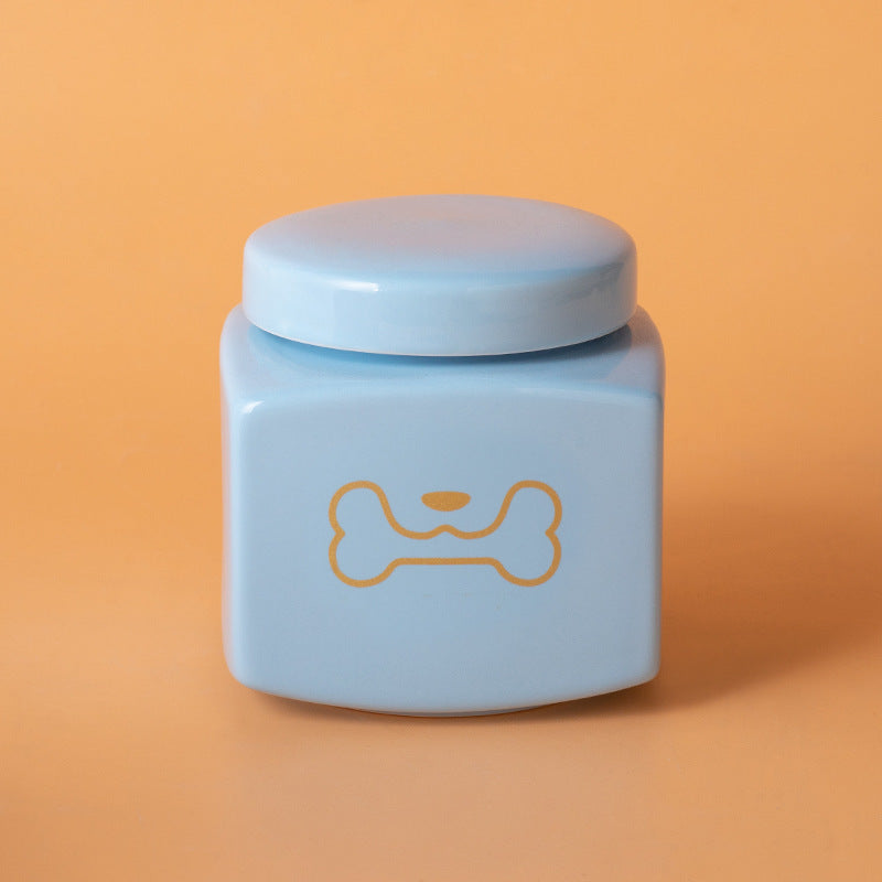 Modern Square Ceramic Pet Memorial Urn