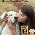 Wooden Pet Memorial Photo Frame Set