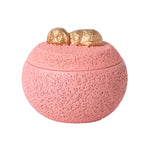 Sleeping Pet Stone-Look Memorial Urn