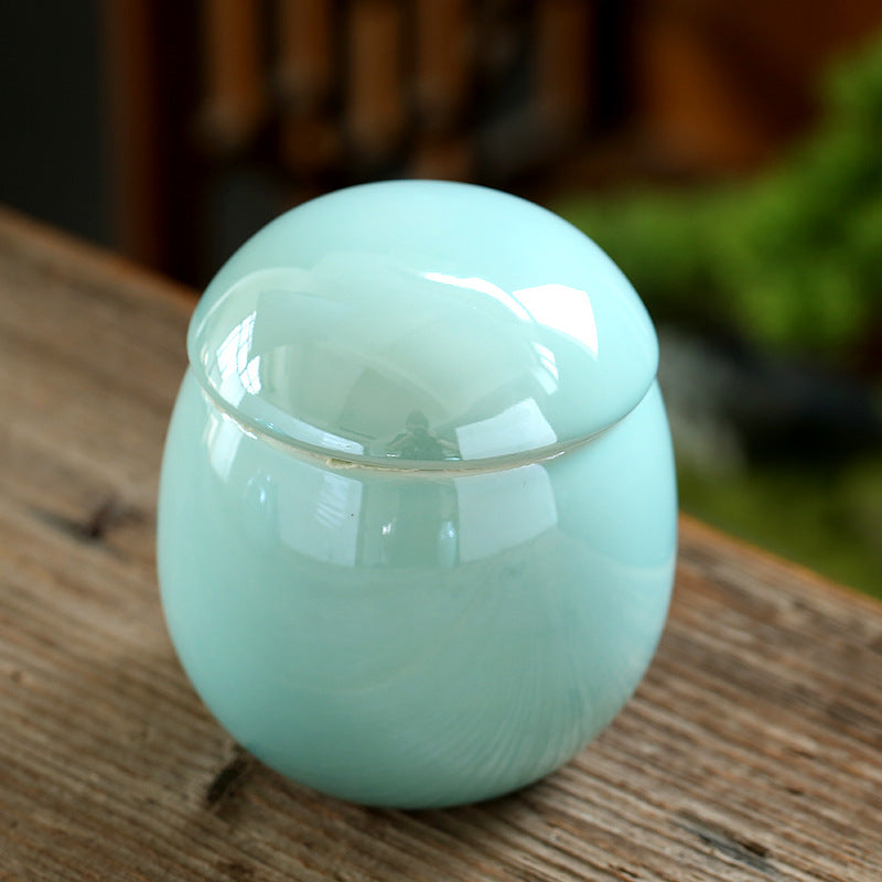 Ceramic Pet Memorial Urn Collection with Paw Print