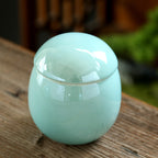 Ceramic Pet Memorial Urn Collection with Paw Print