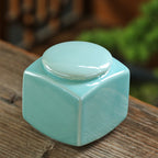 Ceramic Pet Memorial Urn Collection with Paw Print