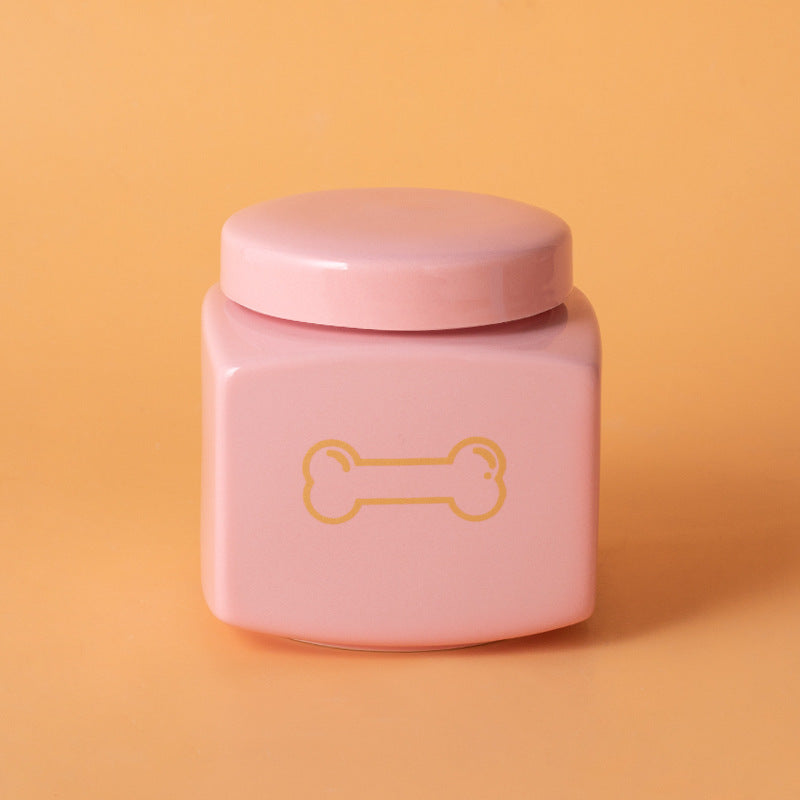Modern Square Ceramic Pet Memorial Urn