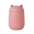 Ceramic Pet Memorial Urn with Ears