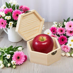 Personalized Hexagon Wooden Pet Urn
