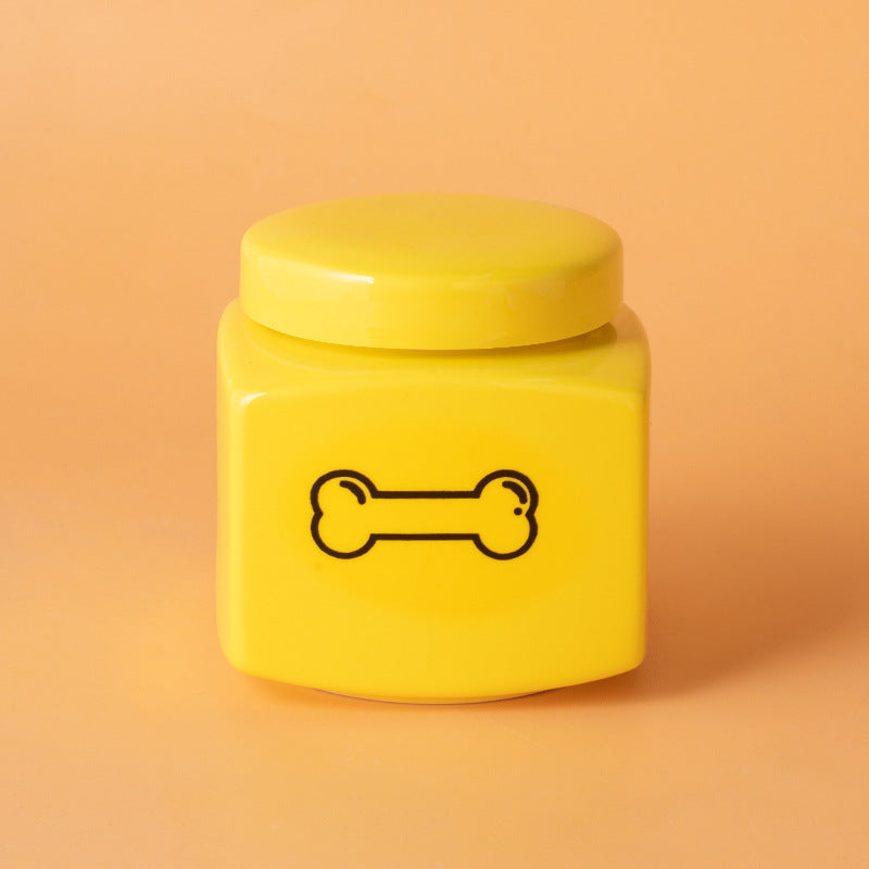 Modern Square Ceramic Pet Memorial Urn