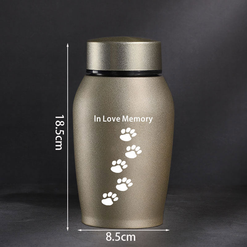 Stainless Steel Pet Memorial Urn