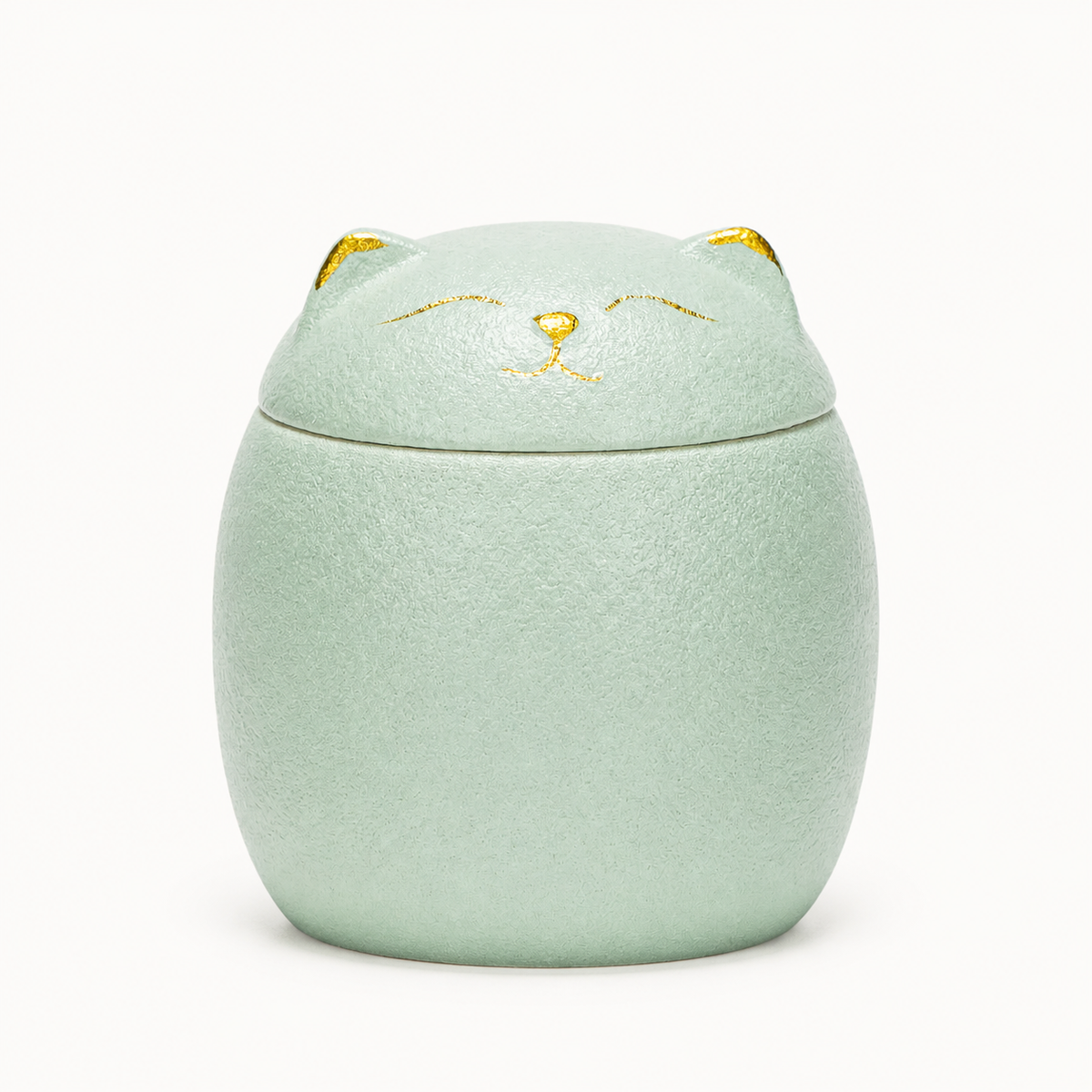 Cat-Shaped Ceramic Pet Memorial Urn Main image
