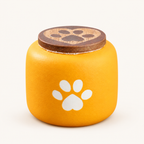 Ceramic Pet Memorial Urn with Paw Print