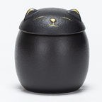 Cat-Shaped Ceramic Pet Memorial Urn