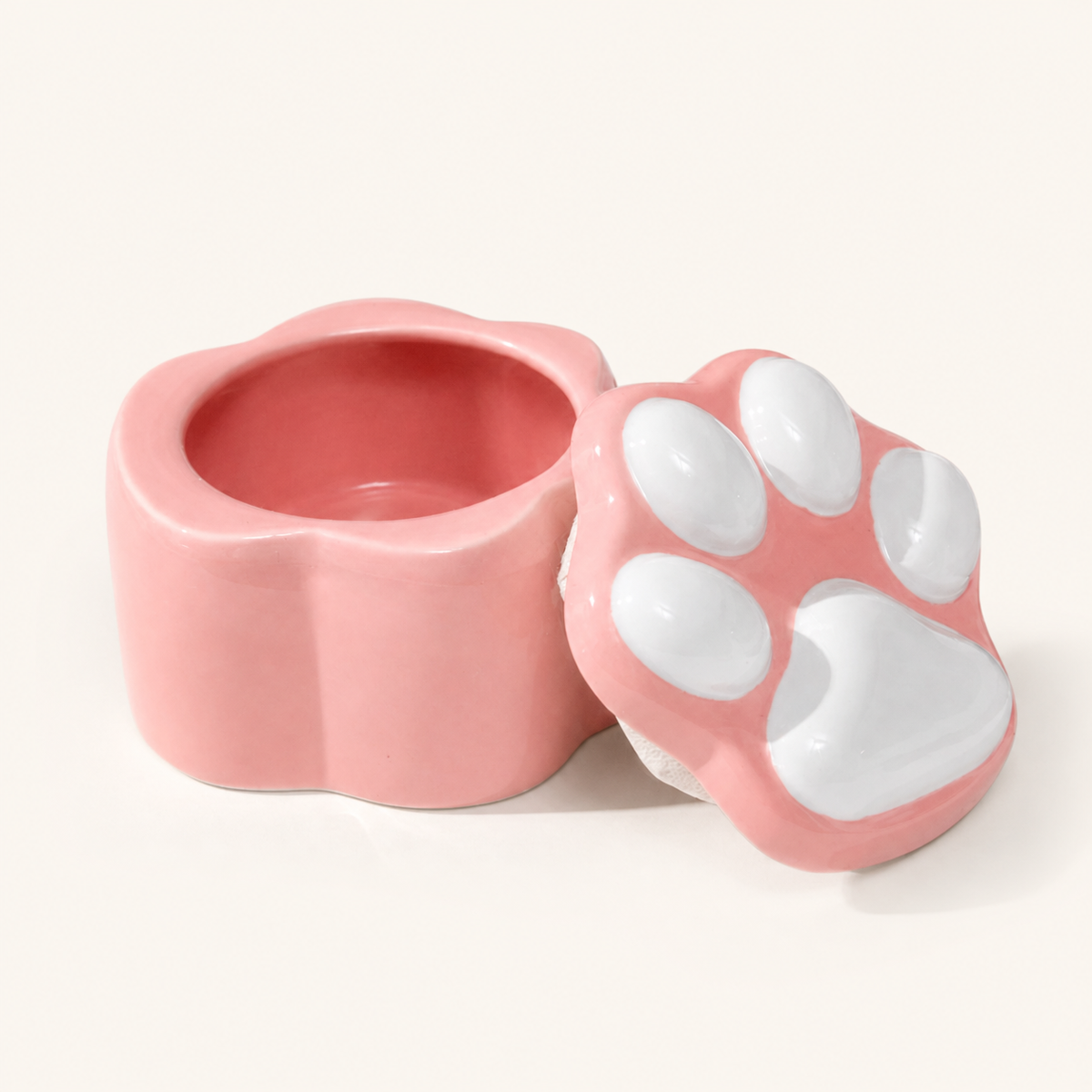 Paw Print Ceramic Pet Memorial Urn Main image