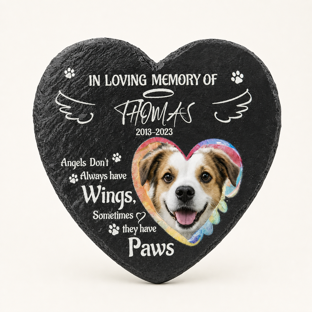 Personalized Pet Memorial Slate Stone