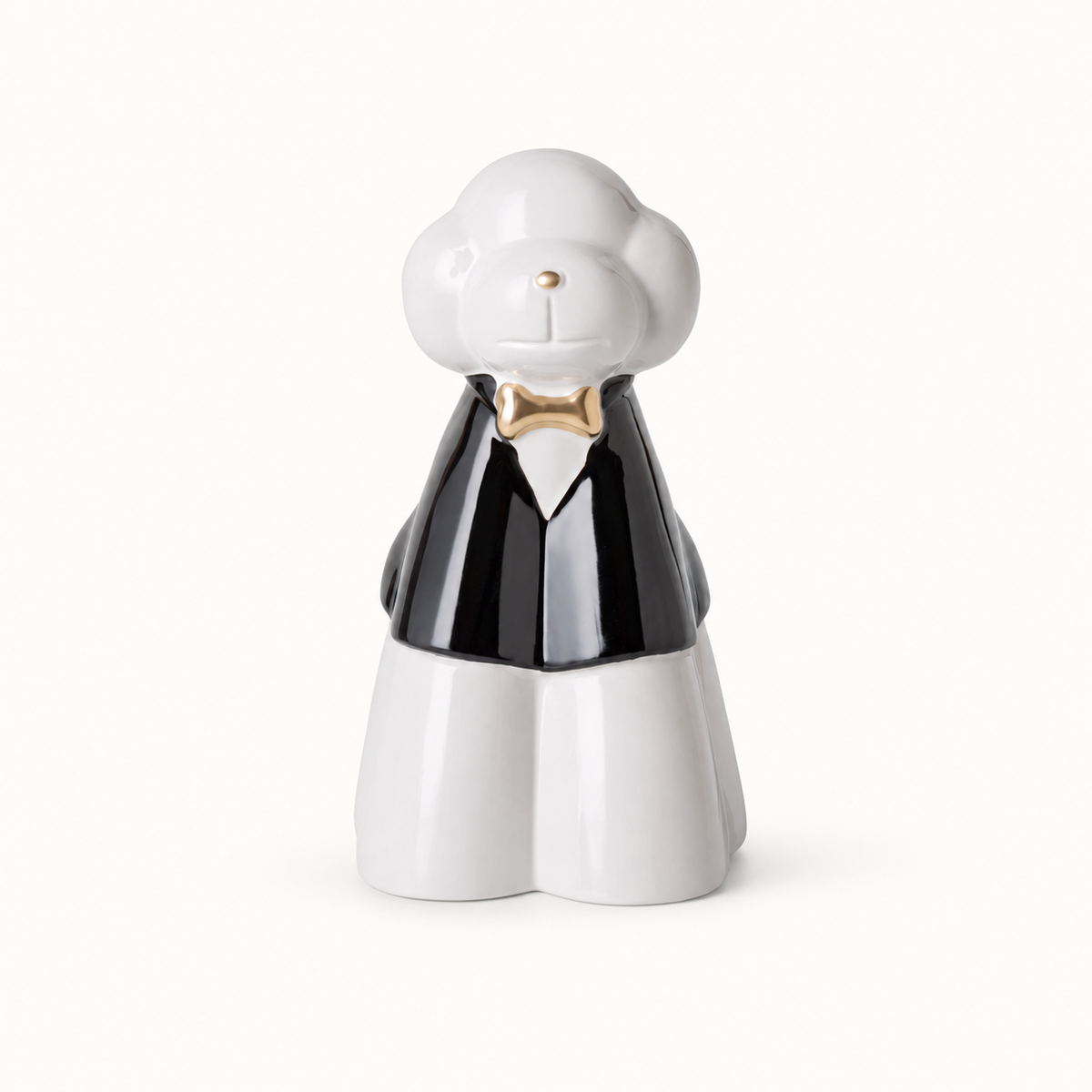Suit-Style Ceramic Dog Memorial Urn Main image